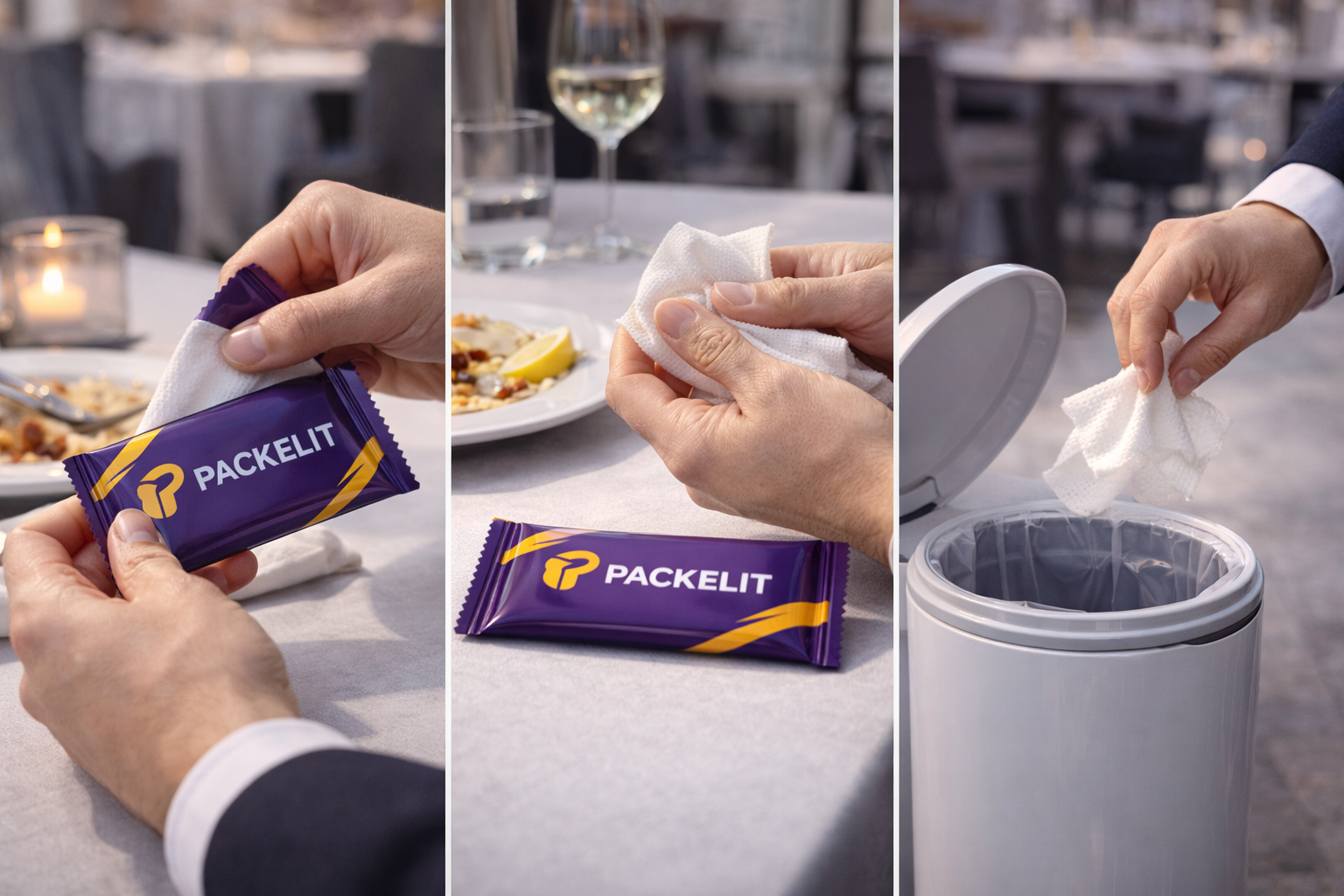 Avantages des lingettes rince-doigts personnalisées