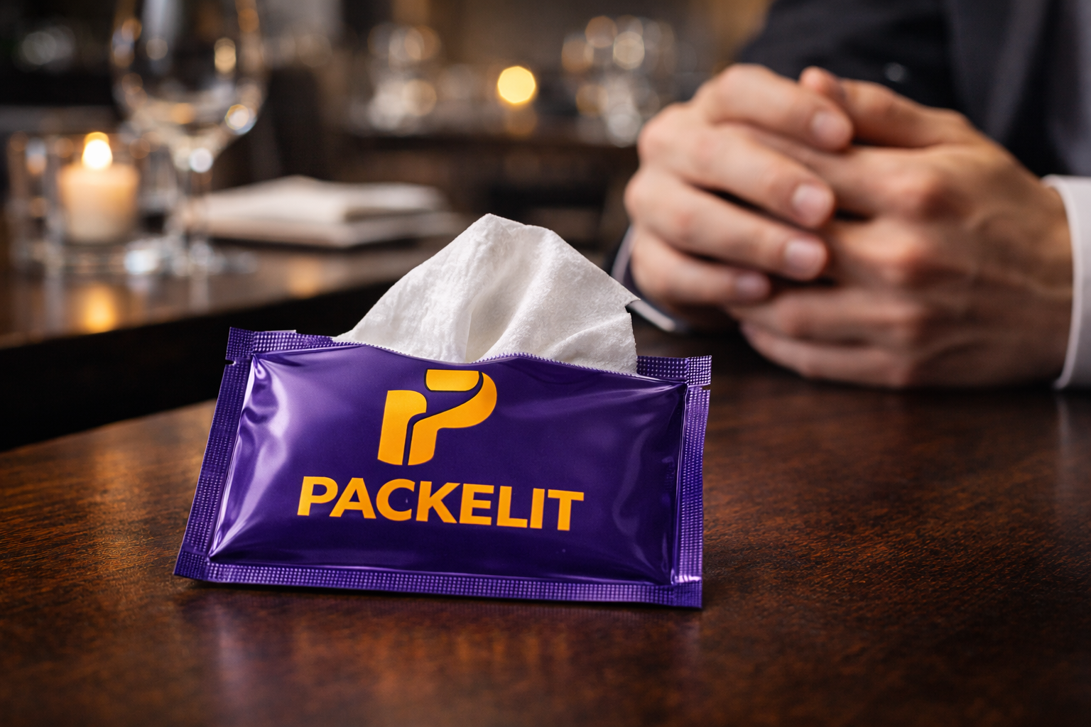 Avantages des lingettes rince-doigts personnalisées